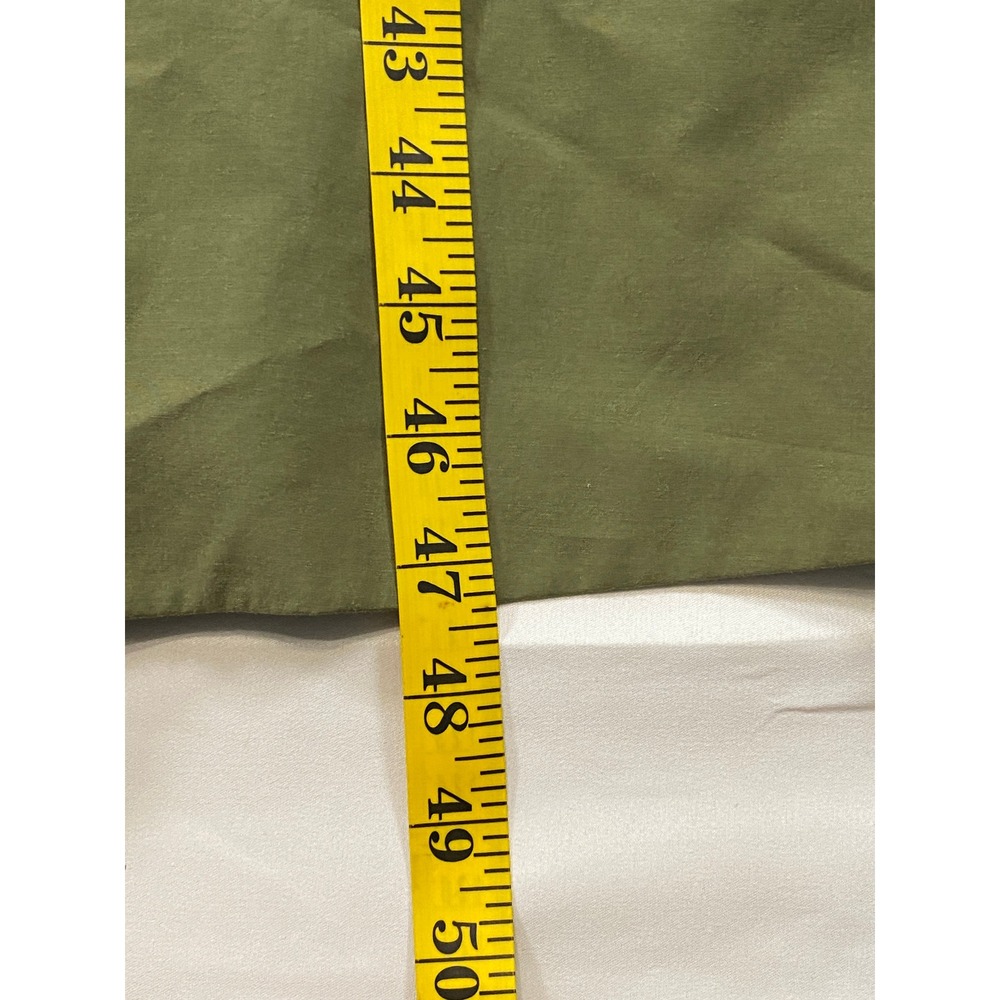 Club Monaco Womens Olive Green Square Neck Paneled Fit and Flare Midi Dress 0 - Picture 12 of 13